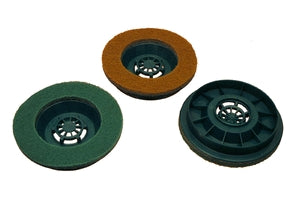 SPAZZOLE PAD ABRASIVE 3PZ FOLLETTO VORWERK MODELLI PULILUX PL510-511-512