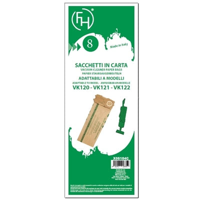 SACCHETTI PER FOLLETTO VORWERK VK120 VK121 VK122