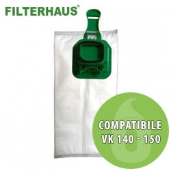 SACCHETTI PER FOLLETTO VK140 VK150 FILTERHAUS COMPATIBILI 6PZ